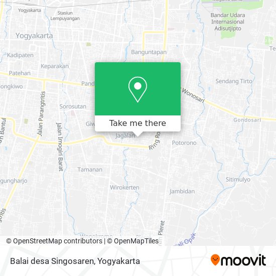 Balai desa Singosaren map