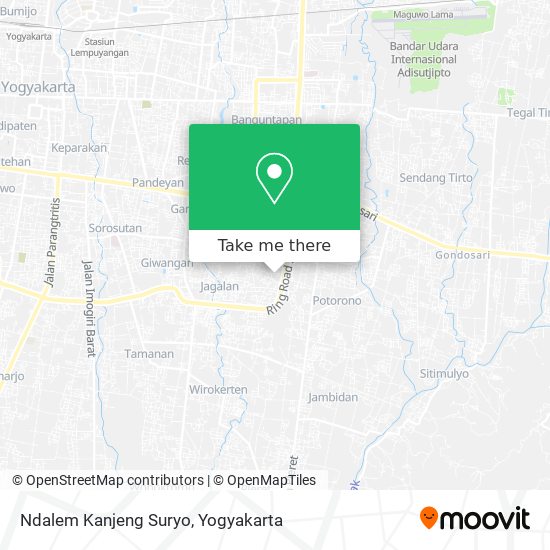 Ndalem Kanjeng Suryo map
