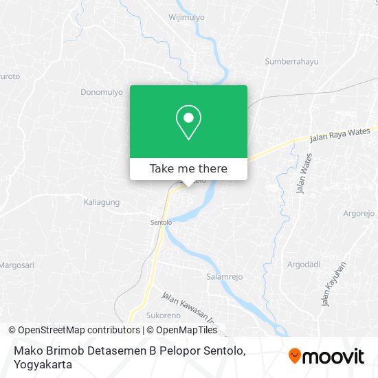 Mako Brimob Detasemen B Pelopor Sentolo map