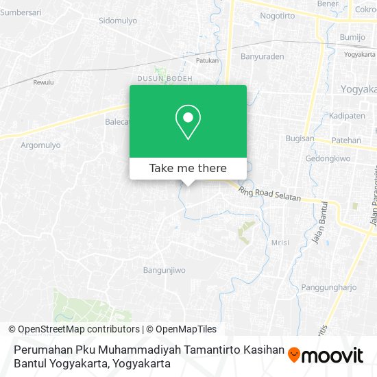 Perumahan Pku Muhammadiyah Tamantirto Kasihan Bantul Yogyakarta map