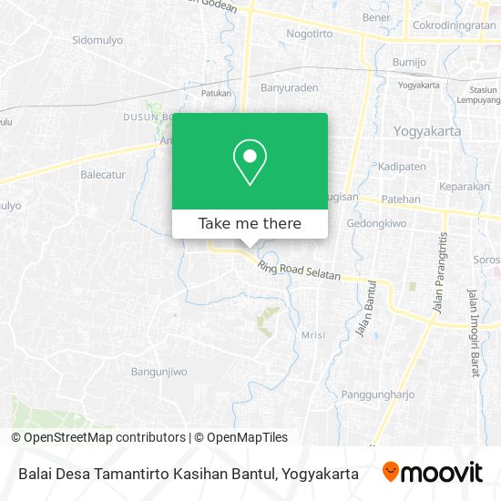 Balai Desa Tamantirto Kasihan Bantul map