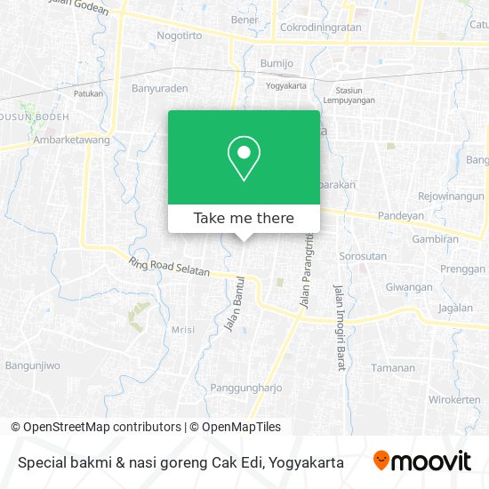 Special bakmi & nasi goreng Cak Edi map