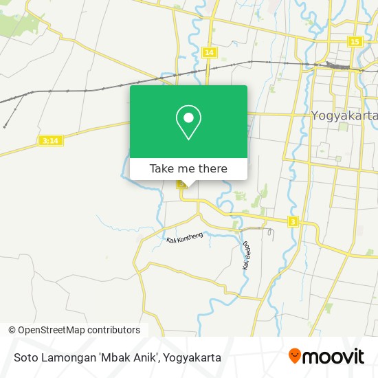 Soto Lamongan 'Mbak Anik' map