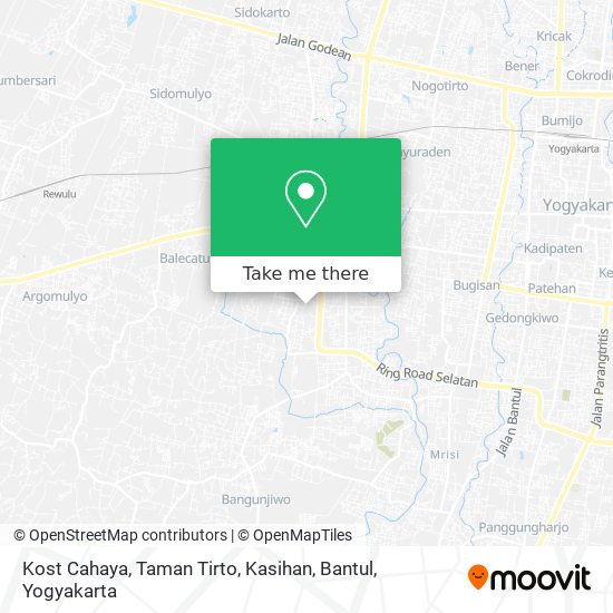 Kost Cahaya, Taman Tirto, Kasihan, Bantul map