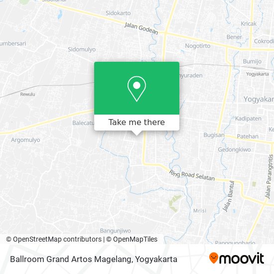 Ballroom Grand Artos Magelang map