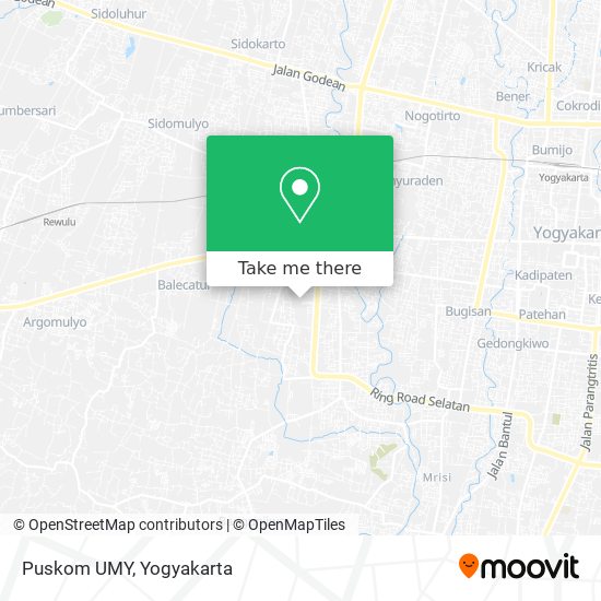 Puskom UMY map