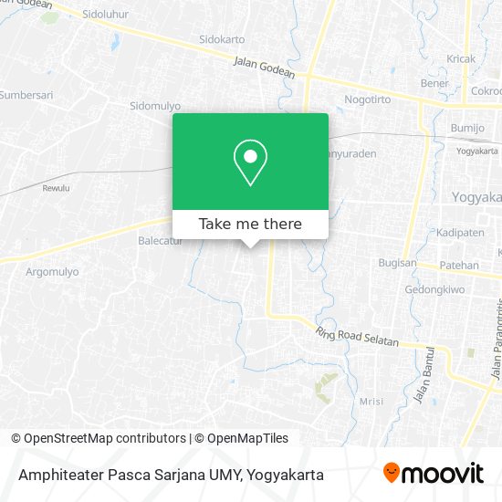 Amphiteater Pasca Sarjana UMY map