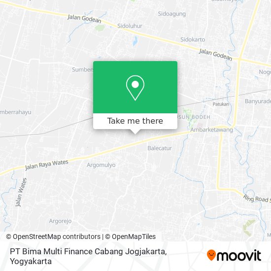 PT Bima Multi Finance Cabang Jogjakarta map