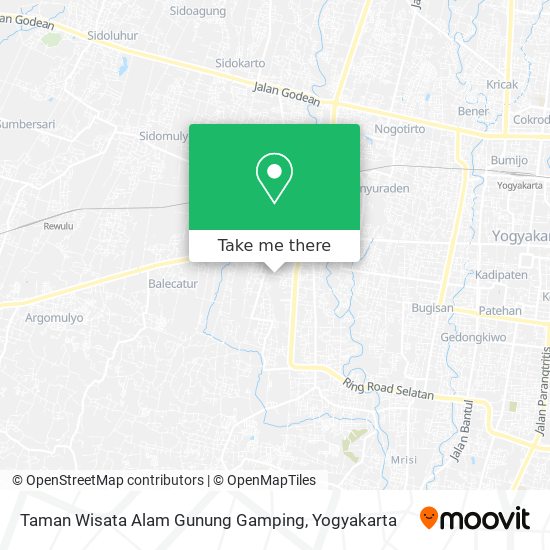 Taman Wisata Alam Gunung Gamping map