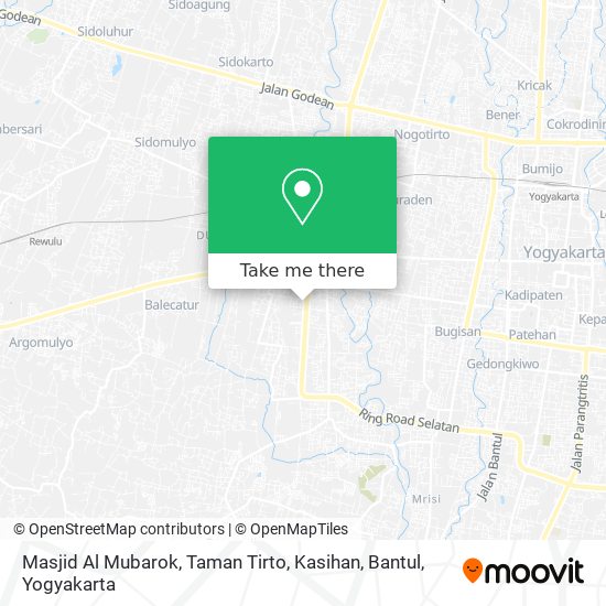 Masjid Al Mubarok, Taman Tirto, Kasihan, Bantul map