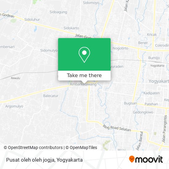 Pusat oleh oleh jogja map