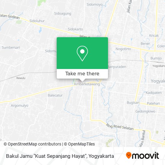 Bakul Jamu "Kuat Sepanjang Hayat" map