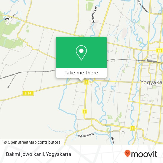 Bakmi jowo kanil map