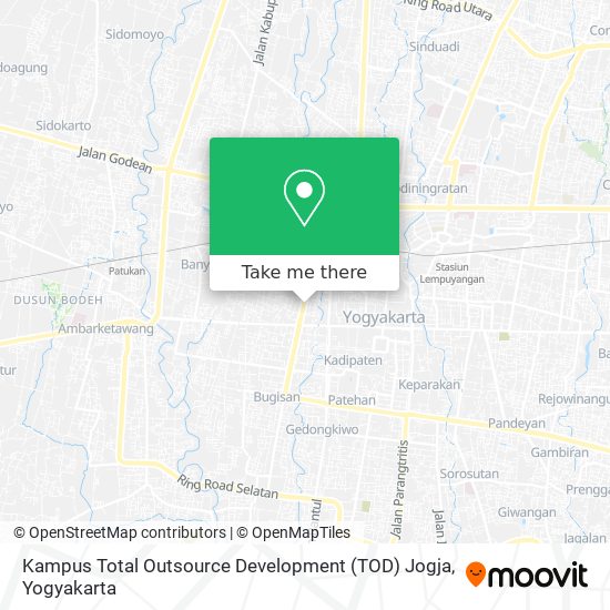 Kampus Total Outsource Development (TOD) Jogja map