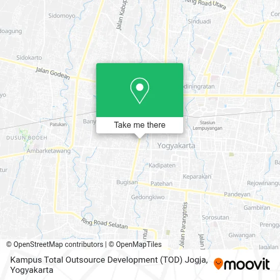 Kampus Total Outsource Development (TOD) Jogja map