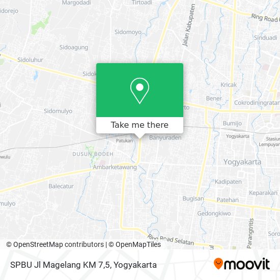 SPBU Jl Magelang KM 7,5 map
