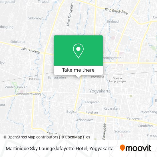 Martinique Sky Lounge,lafayette Hotel map
