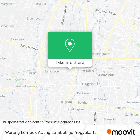 Warung Lombok Abang Lombok Ijo map
