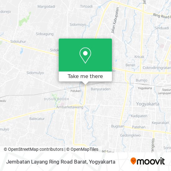 Jembatan Layang Ring Road Barat map