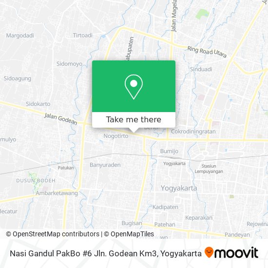 Nasi Gandul PakBo #6 Jln. Godean Km3 map