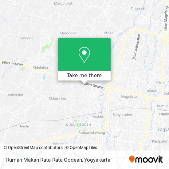Rumah Makan Rata-Rata Godean map