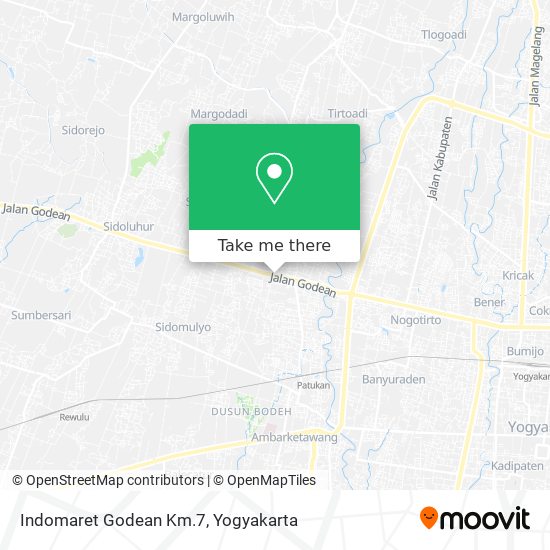Indomaret Godean Km.7 map