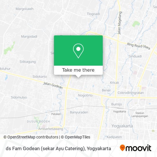 ds Fam Godean (sekar Ayu Catering) map
