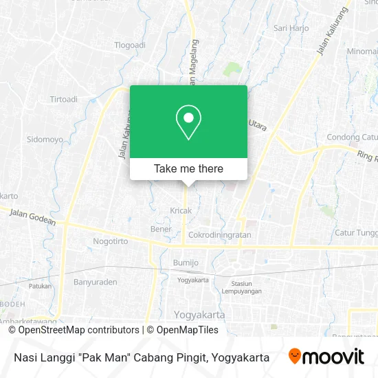Nasi Langgi "Pak Man" Cabang Pingit map