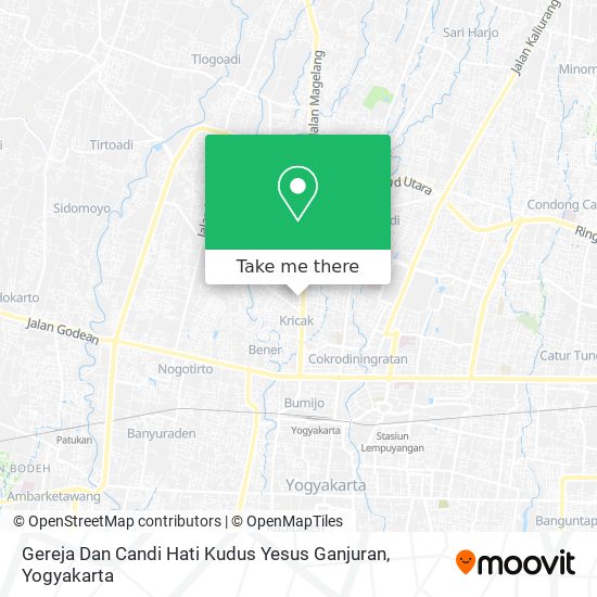 Gereja Dan Candi Hati Kudus Yesus Ganjuran map