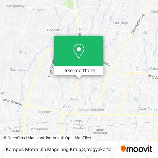 Kampus Motor Jln Magelang Km 5,3 map