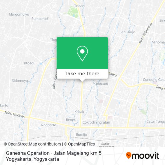 Ganesha Operation - Jalan Magelang km 5 Yogyakarta map