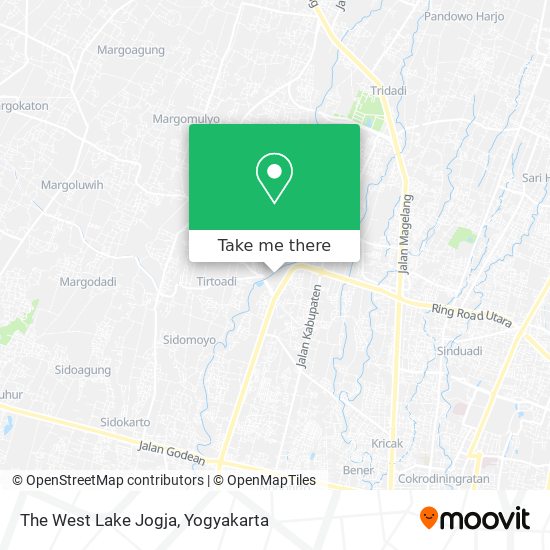 The West Lake Jogja map