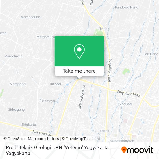 Prodi Teknik Geologi UPN "Veteran" Yogyakarta map