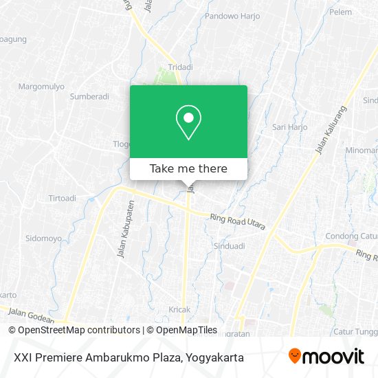 XXI Premiere Ambarukmo Plaza map