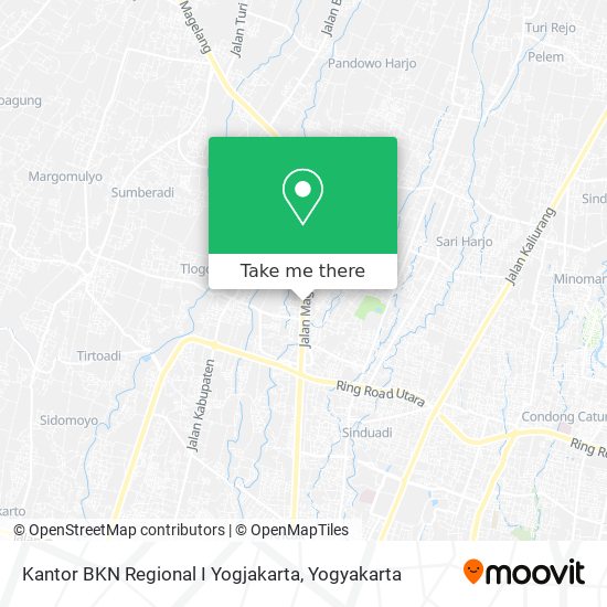 Kantor BKN Regional I Yogjakarta map