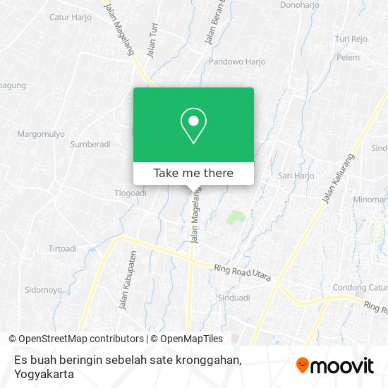 Es buah beringin sebelah sate kronggahan map