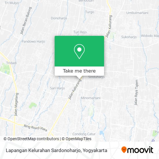 Lapangan Kelurahan Sardonoharjo map