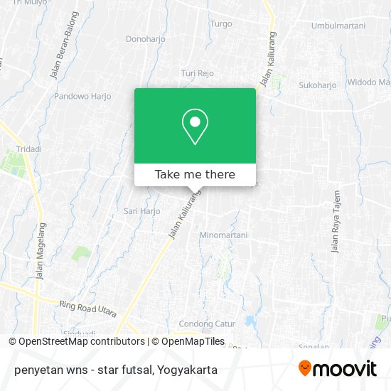 penyetan wns - star futsal map