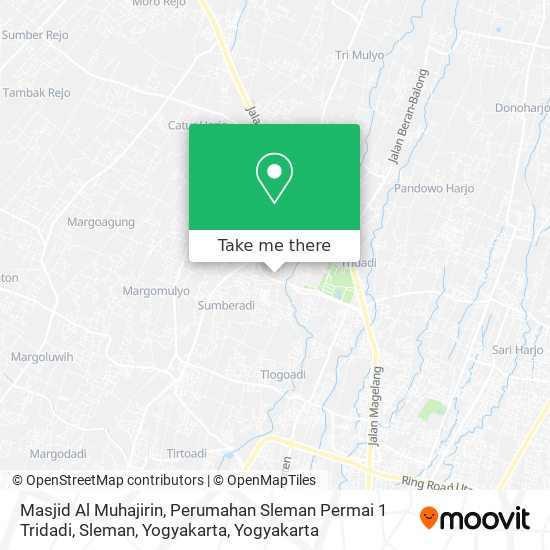 Masjid Al Muhajirin, Perumahan Sleman Permai 1 Tridadi, Sleman, Yogyakarta map