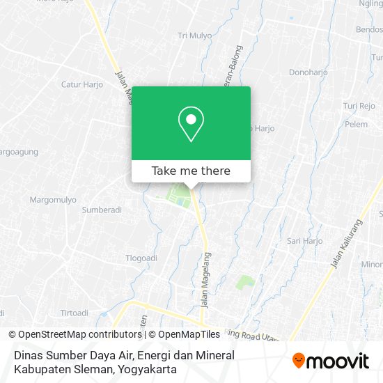 Dinas Sumber Daya Air, Energi dan Mineral Kabupaten Sleman map