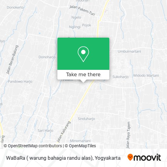 WaBaRa ( warung bahagia randu alas) map