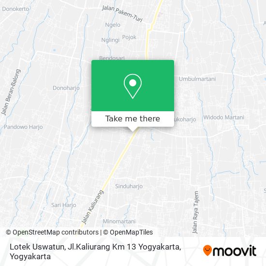 Lotek Uswatun, Jl.Kaliurang Km 13 Yogyakarta map