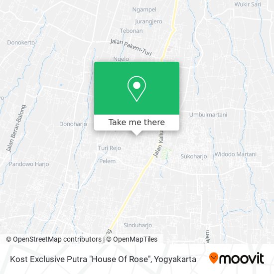 Kost Exclusive Putra "House Of Rose" map