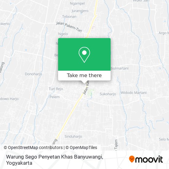 Warung Sego Penyetan Khas Banyuwangi map