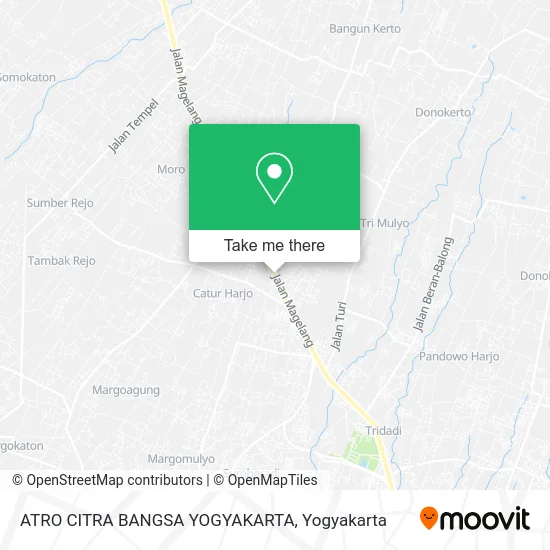 ATRO CITRA BANGSA YOGYAKARTA map