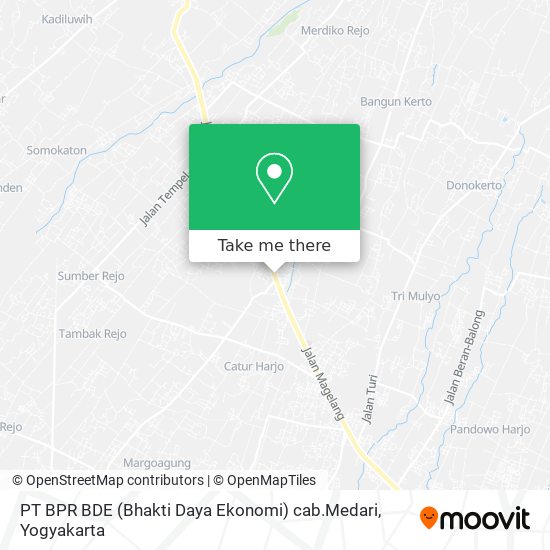 PT BPR BDE (Bhakti Daya Ekonomi) cab.Medari map