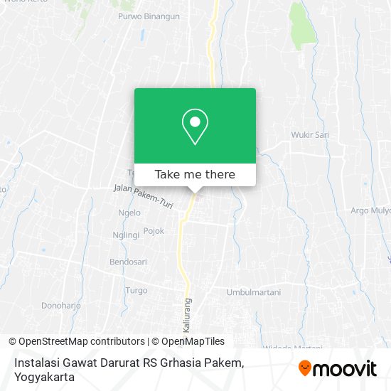 Instalasi Gawat Darurat RS Grhasia Pakem map