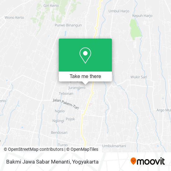 Bakmi Jawa Sabar Menanti map