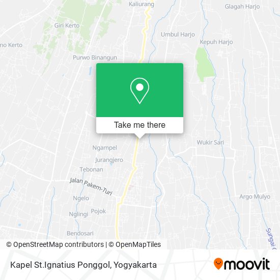 Kapel St.Ignatius Ponggol map