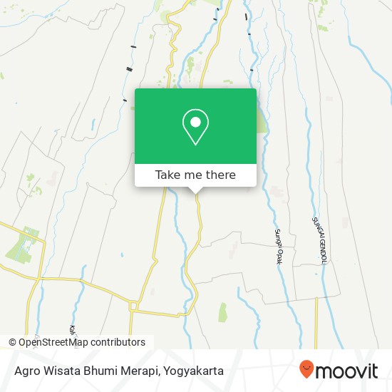 Agro Wisata Bhumi Merapi map